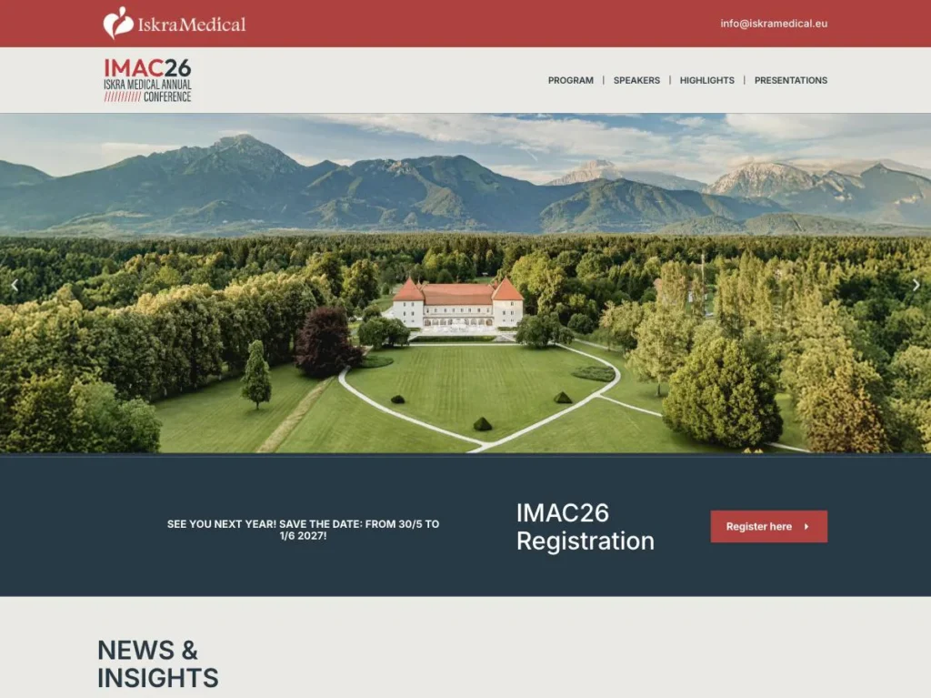 IMAC – Iskra Medical Annual Conference – spletna stran